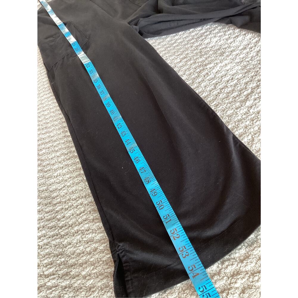 Pact Women's Organic Cotton Wide Leg Lounge Jumpsuit Black Size Medium - Picture 10 of 10